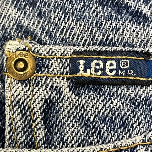 VINTAGE Lee Riders Stone Wash High Waisted Mom Jeans - Made in USA - Picture 6 of 10